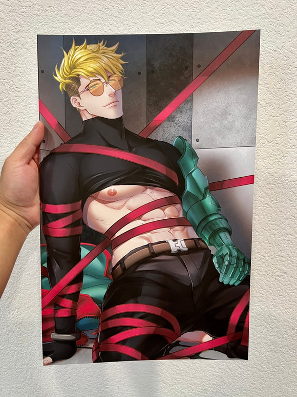 (SFW or NSFW) Vash the Stampede from Trigun Unofficial Fan Art Poster