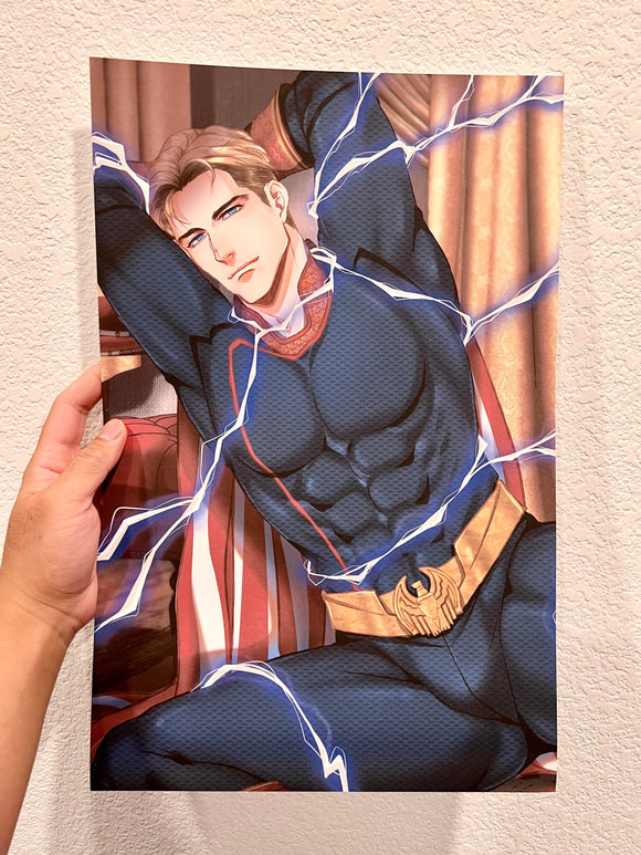 (SFW or NSFW) Homelander from The Boys Unofficial Fan Art Poster