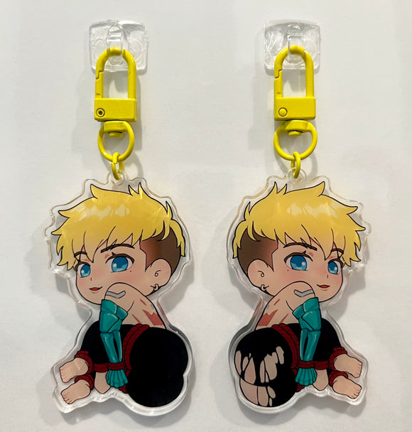Vash the Stampede from Trigun Back Unofficial Fanart Acrylic Keychain