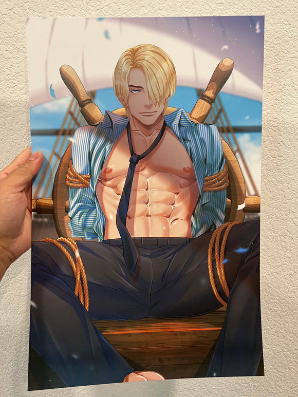 (SFW or NSFW) Sanji (Live Action Version) from One Piece Unofficial Fan Art Poster