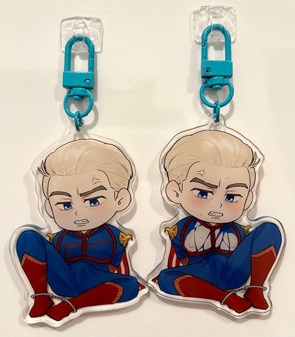 Homelander from The Boys Front Variant Keychain