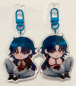 Blade from Honkai Star Rail Front Variant Keychain