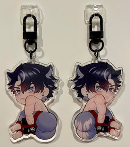 Wriothesley from Genshin Impact Back Variant Keychain