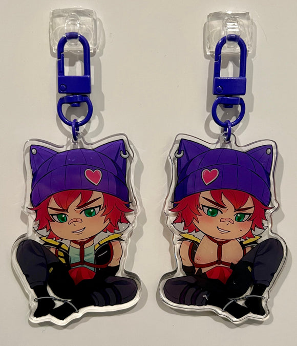 Sett / Settrigh From League of Legends LoL Heartsteel Front Variant Keychain