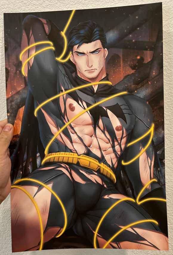 (SFW or NSFW) Ikemen Lone Superhero Anime Version Unofficial Fan Art Poster