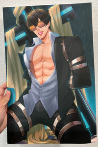 (SFW or NSFW) Nicholas Wolfwood from Trigun Unofficial Fan Art Poster