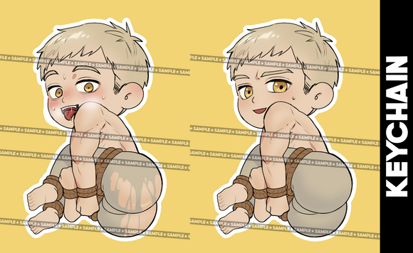 (PREORDER!!!) Laios Touden from Delicious in Dungeon Butt Variant Keychain