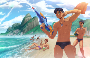 (SFW or NSFW) Nanto's Watergun by Sui