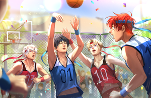Basketball Game from "High School Boys" Poster